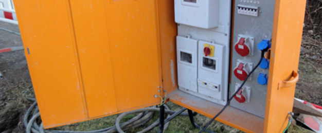 Baustrom bei Elektrotechniker-Meister Thomas Kürstner in Gerstungen