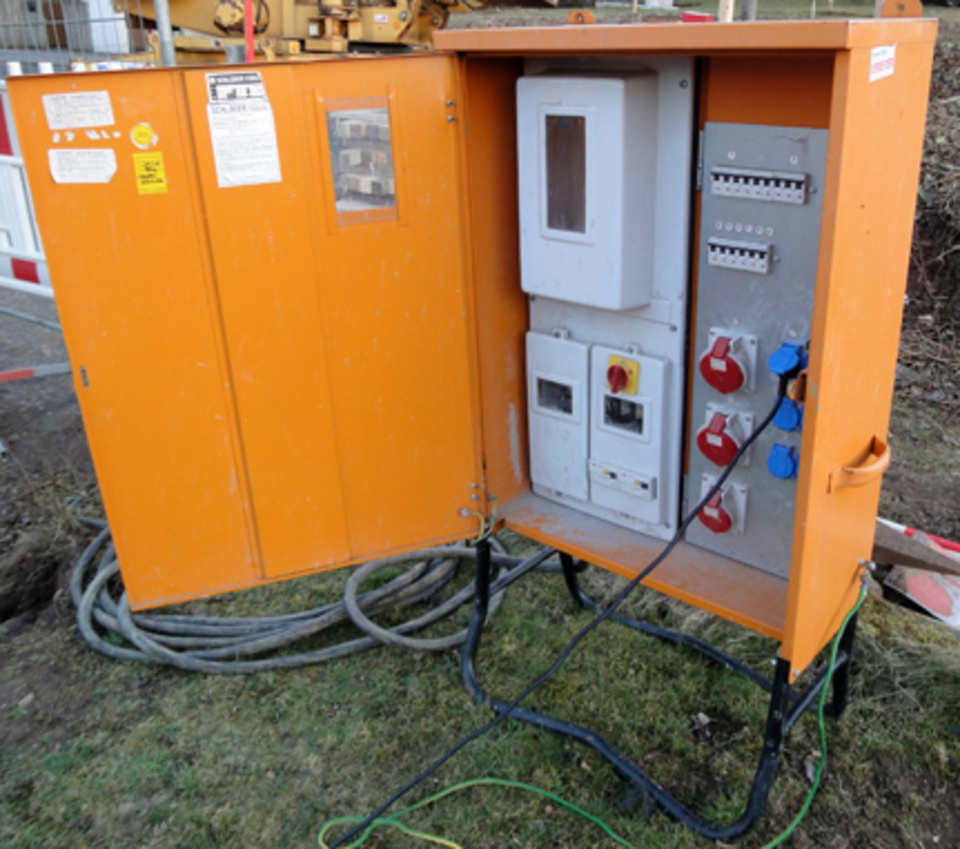Baustromkasten bei Elektrotechniker-Meister Thomas Kürstner in Gerstungen