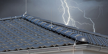 Äußerer Blitzschutz bei Elektrotechniker-Meister Thomas Kürstner in Gerstungen